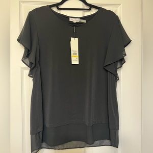 NEW WITH TAGS Calvin Klein flowy sleeve blouse